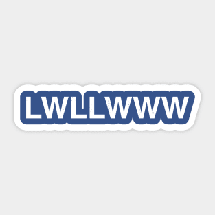 LWLLWWW Sticker